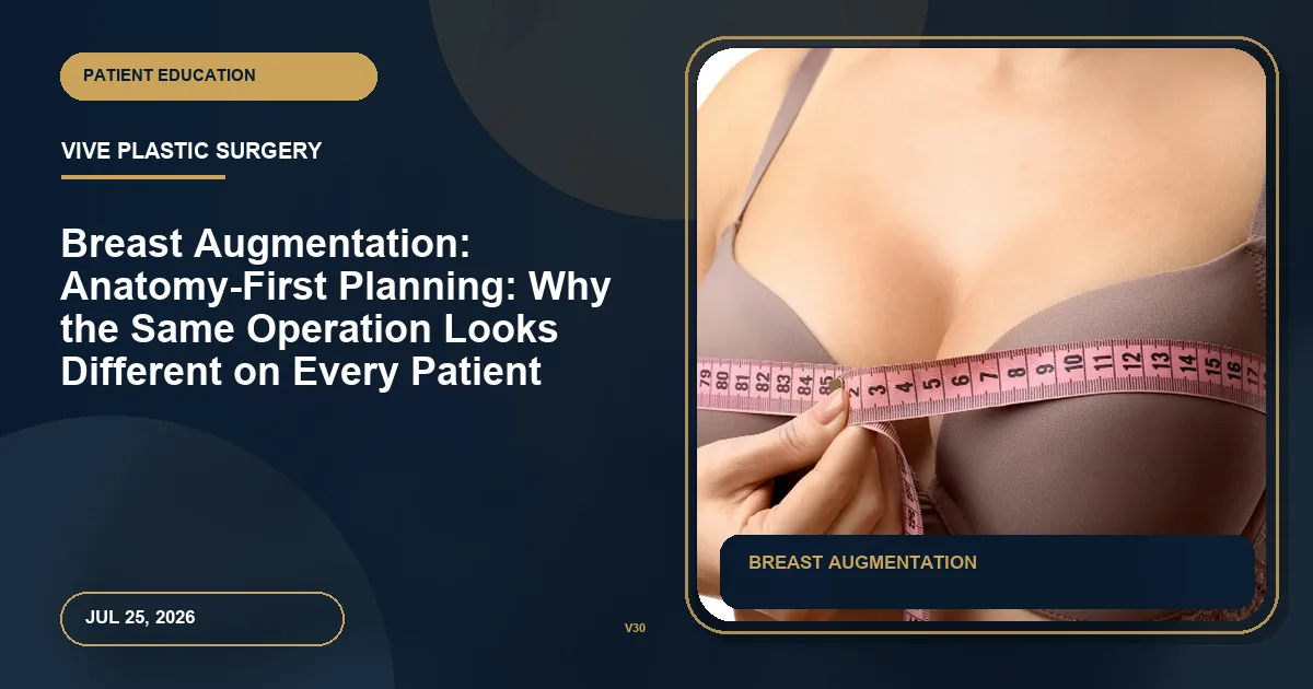 Breast Augmentation: Anatomy-First Planning: Why the Same Operation Looks Different on Every Patient