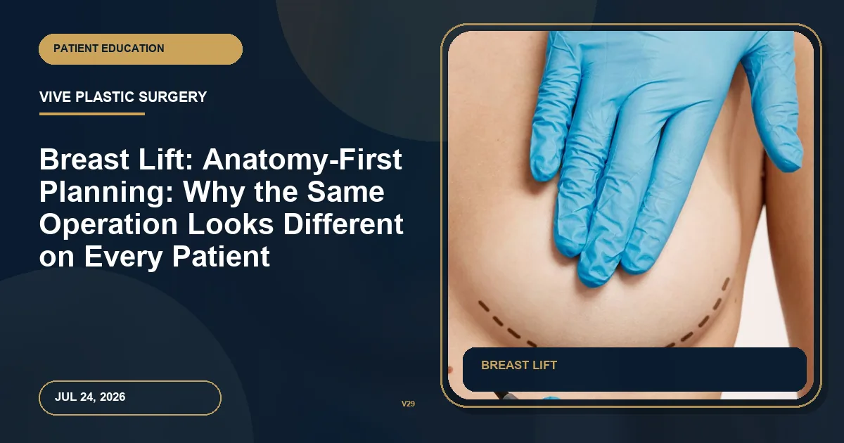 Breast Lift: Anatomy-First Planning: Why the Same Operation Looks Different on Every Patient