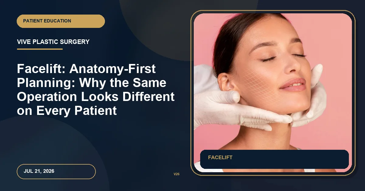 Facelift: Anatomy-First Planning: Why the Same Operation Looks Different on Every Patient