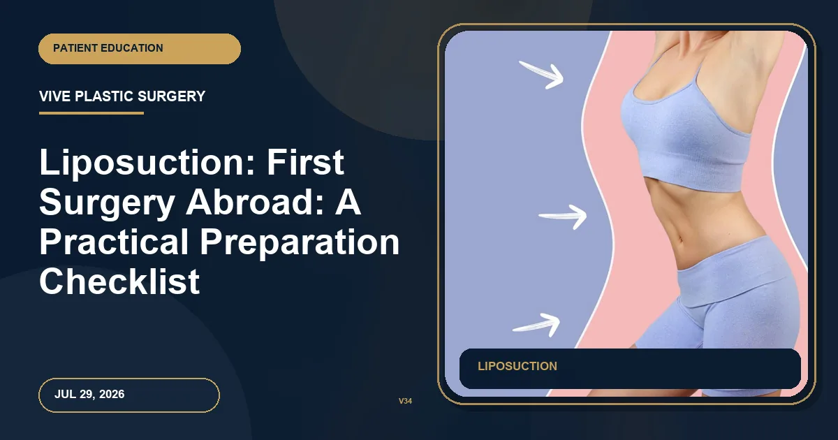 Liposuction: First Surgery Abroad: A Practical Preparation Checklist