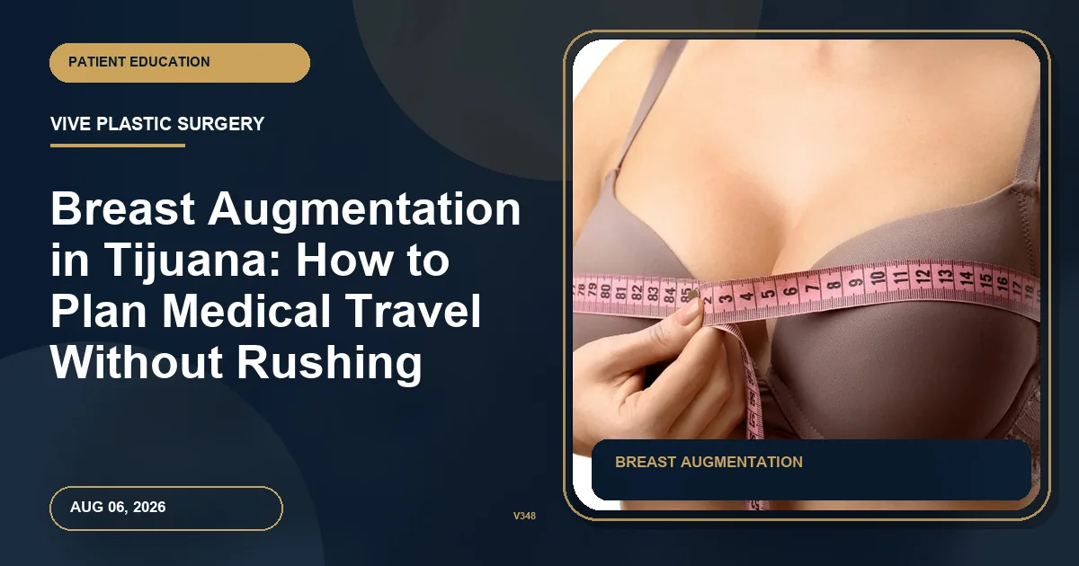 Breast Augmentation in Tijuana: How to Plan Medical Travel Without Rushing