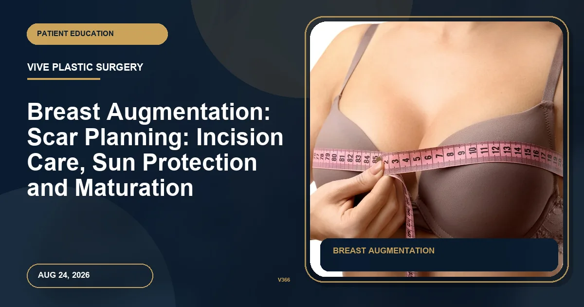 Breast Augmentation: Scar Planning: Incision Care, Sun Protection and Maturation