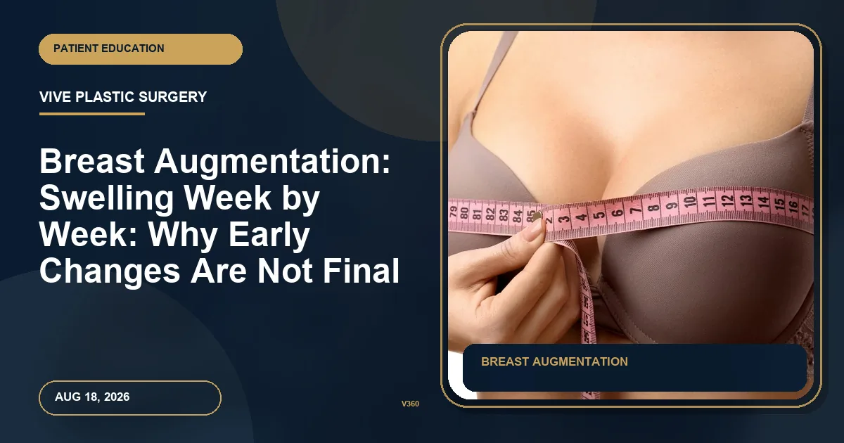 Breast Augmentation: Swelling Week by Week: Why Early Changes Are Not Final