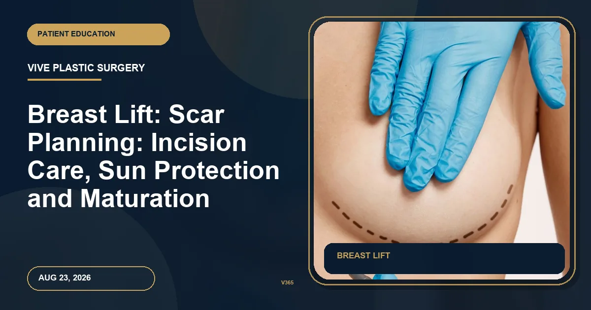 Breast Lift: Scar Planning: Incision Care, Sun Protection and Maturation