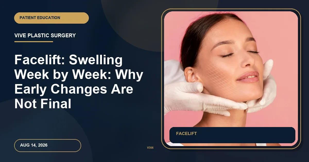 Facelift: Swelling Week by Week: Why Early Changes Are Not Final
