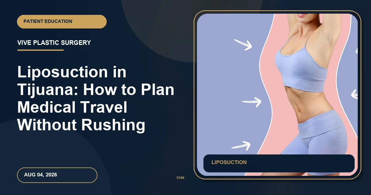 Liposuction in Tijuana: How to Plan Medical Travel Without Rushing