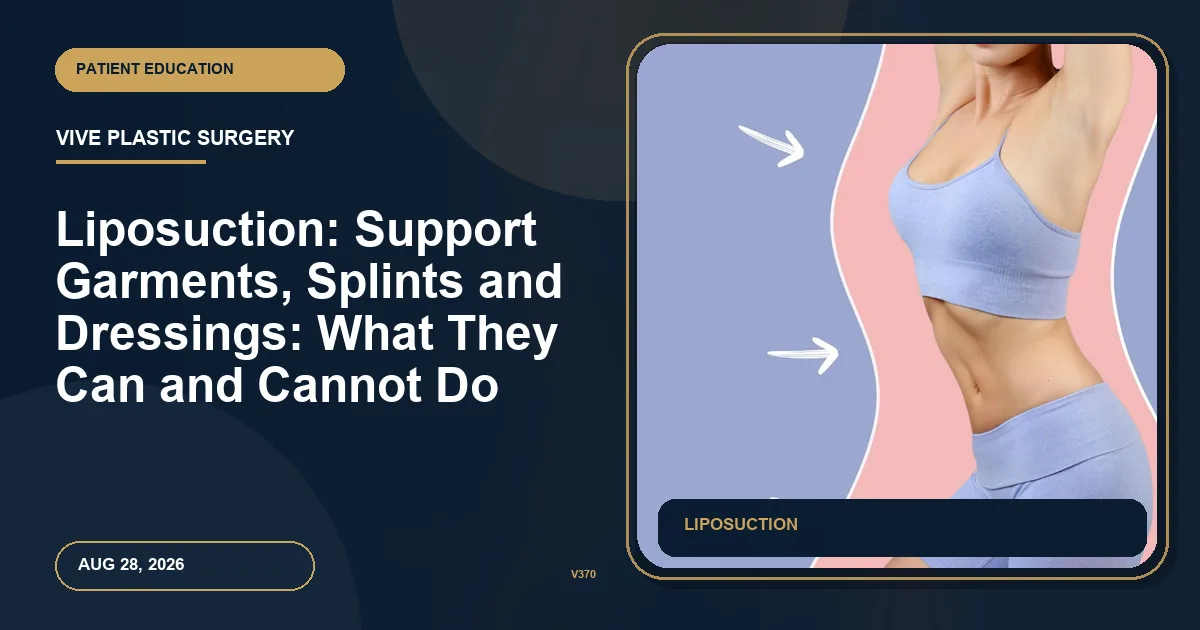 Liposuction: Support Garments, Splints and Dressings: What They Can and Cannot Do