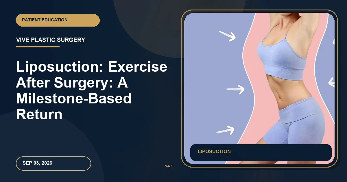 Liposuction: Exercise After Surgery: A Milestone-Based Return