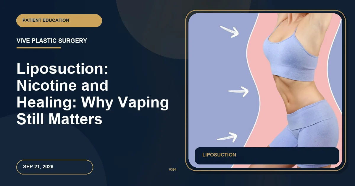 Liposuction: Nicotine and Healing: Why Vaping Still Matters