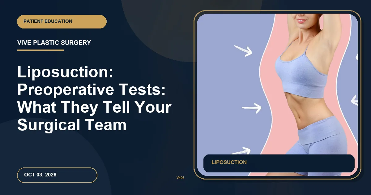 Liposuction: Preoperative Tests: What They Tell Your Surgical Team