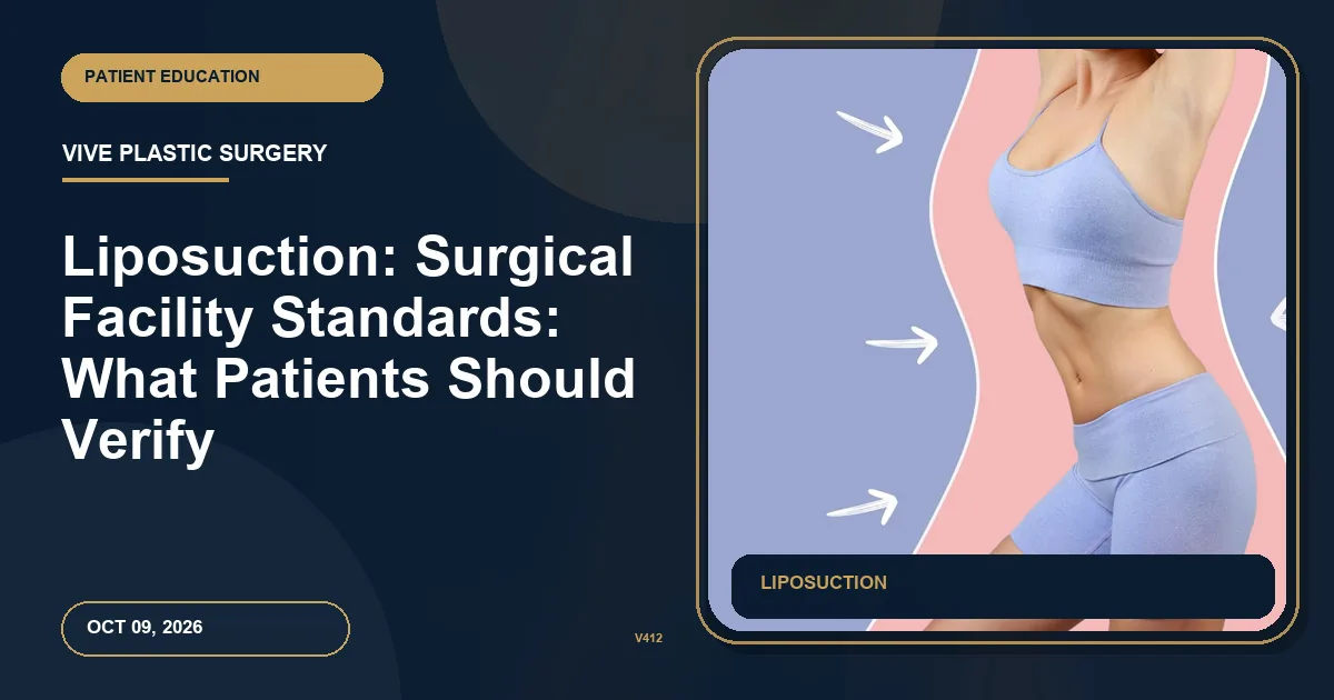 Liposuction: Surgical Facility Standards: What Patients Should Verify