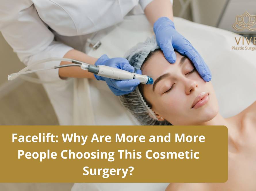A medical professional performing a non-invasive facelift procedure on a patient, using a specialized skincare device.