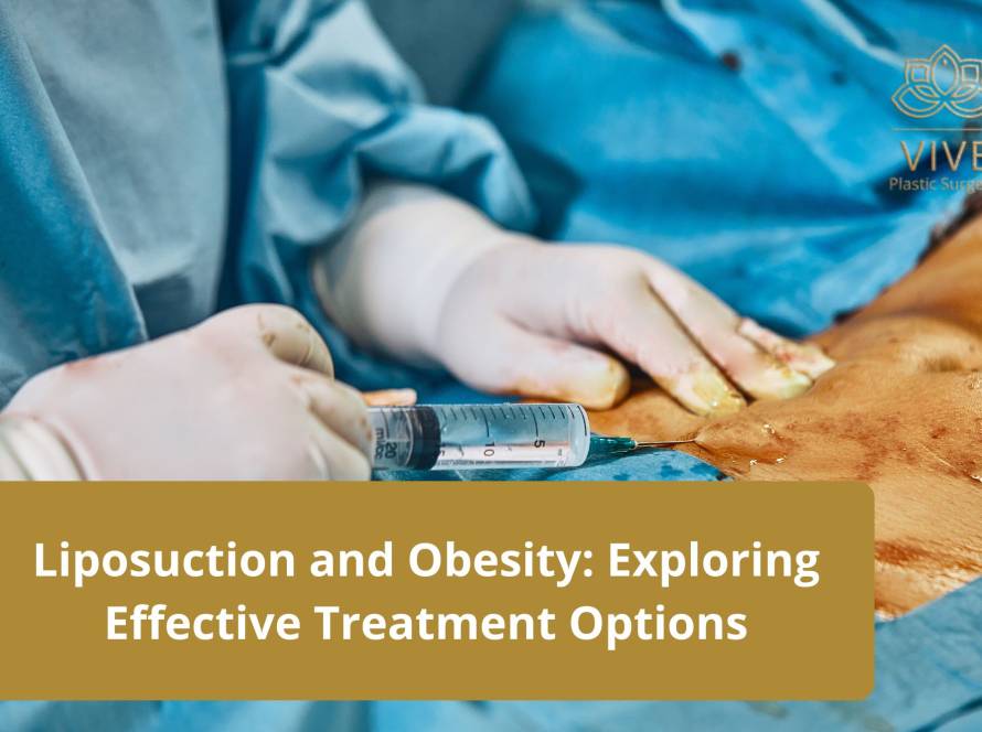 Close-up of a surgical procedure showing a medical professional performing liposuction on a patient's abdomen, illustrating the process of fat removal.