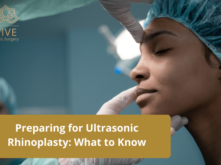 Patient preparing for ultrasonic rhinoplasty consultation at Vive Plastic Surgery, Tijuana.